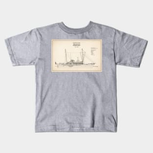 United States Revenue Cutter William P. Fessenden - SD Kids T-Shirt